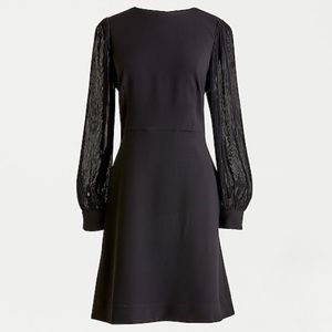 NWT J. Crew Petite Pleated Sleeve Dress